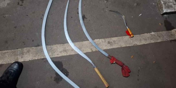 Polisi Sita 4 Sajam, 6 Pemuda Terduga Tawuran Diamankan Patroli Jaga Jakarta di Depok