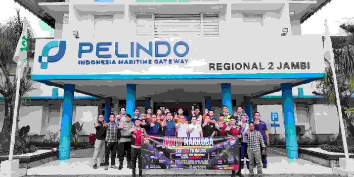 Pelindo Jambi dan Polda Jambi Perkuat Benteng Anti-Narkoba di Kawasan Pelabuhan, Wujudkan Lingkungan Kerja Berintegritas