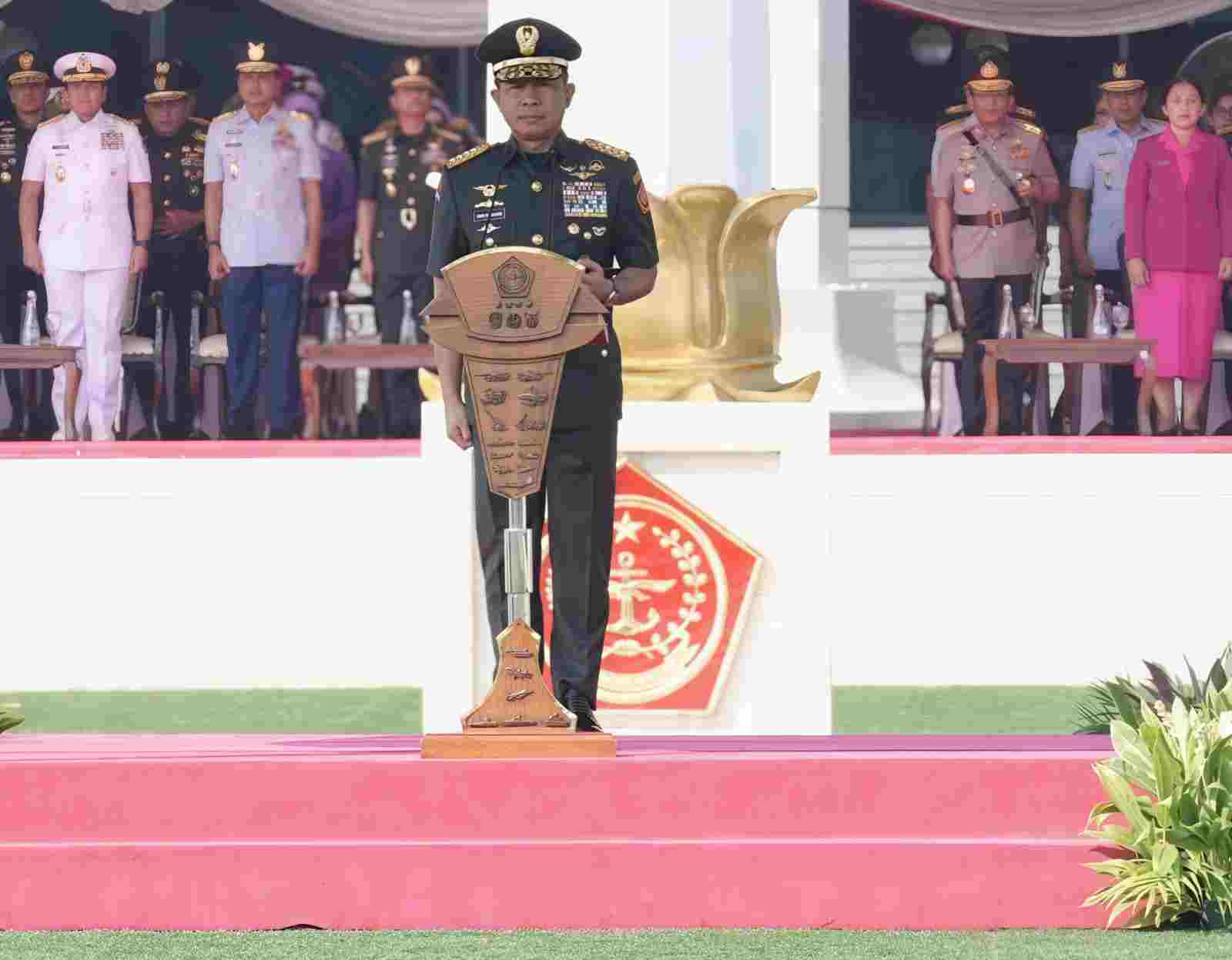 Panglima TNI Tutup Pendidikan Pertama Akademi TNI Tahun 2026 di Cilangkap