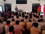 Jaga Jakarta On The Spot, Polsek Bekasi Selatan Bekali Pelajar SMA Islam PB. Soedirman Bahaya Kenakalan Remaja dan Narkoba
