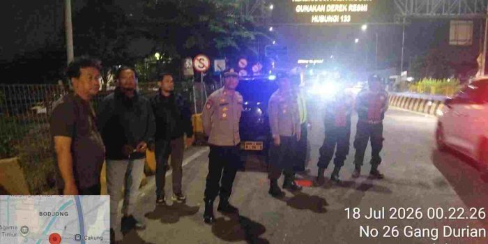 Jaga Jakarta On The Spot Waka Polsek Bekasi Barat Pimpin KRYD Cegah Tawuran