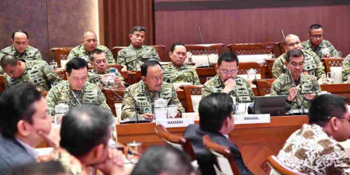 Wakasau Hadiri Raker Komisi I DPR RI Bahas Persetujuan Penerimaan Hibah Alpalhankam TNI