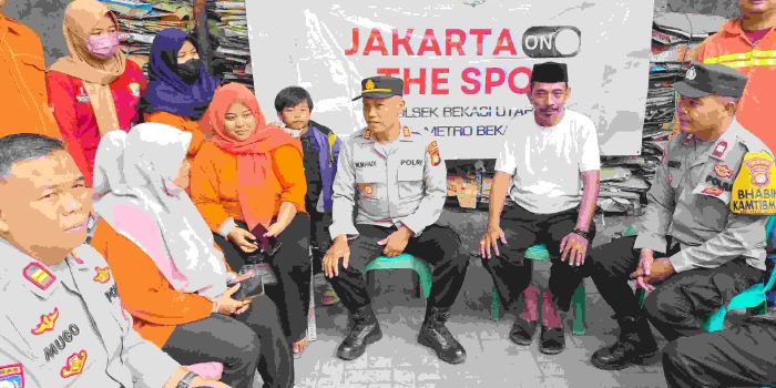 Wakapolsek Bekasi Utara Sambangi Warga Melalui Program Jaga Jakarta On The Spot