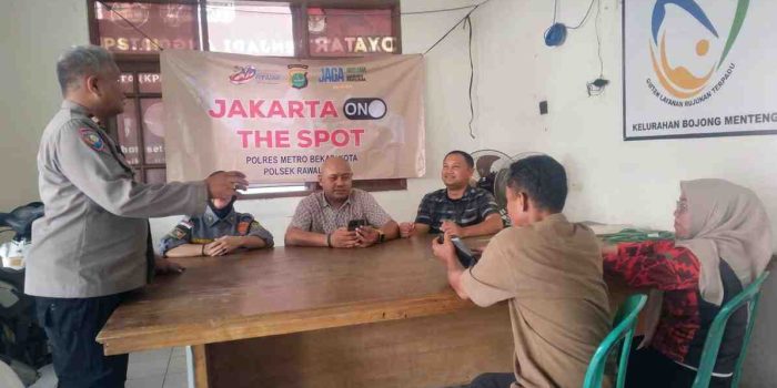 Jaga Jakarta On The Spot: Bersama Warga Bojong Menteng, Wujudkan Lingkungan yang Aman dan Nyaman