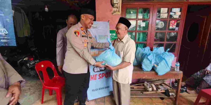 Kapolsek Bekasi Barat Gelar Jakarta On The Spot, Ajak Warga Cegah Tawuran dan Judi Online