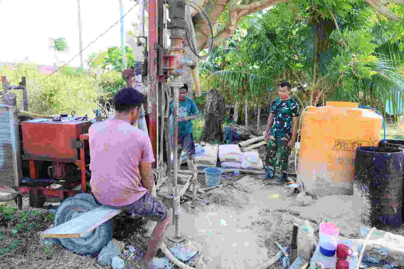 TMMD Ke-129 Bawa Harapan Baru, Sumur Bor Dibangun untuk Warga Bokimaake TMMD Ke-129 Bawa Harapan Baru, Sumur Bor Dibangun untuk Warga Bokimaake