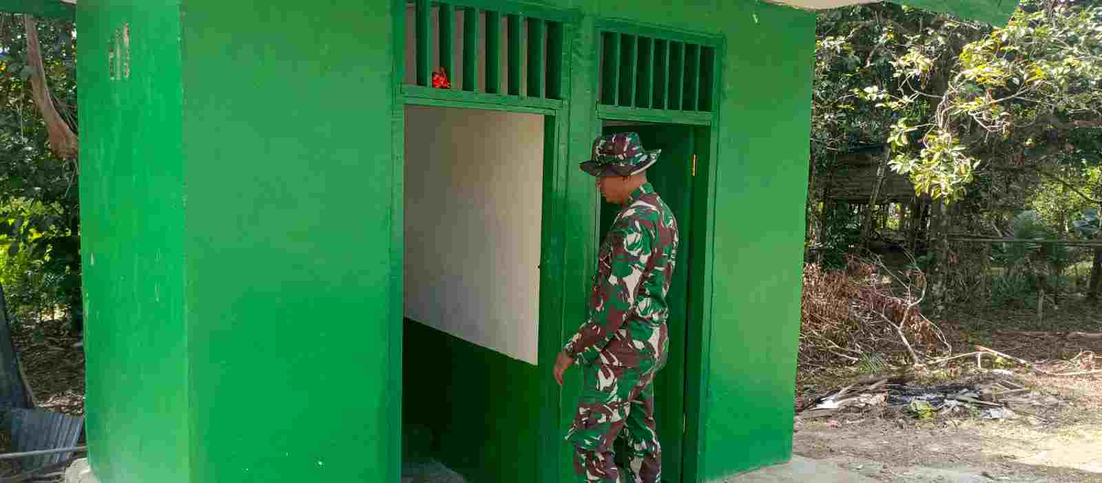 TMMD Ke-129 Kodim 1807/Sorong Selatan Rampungkan Rehab 5 Unit MCK, Tingkatkan Kualitas Sanitasi Warga Kampung Sesor