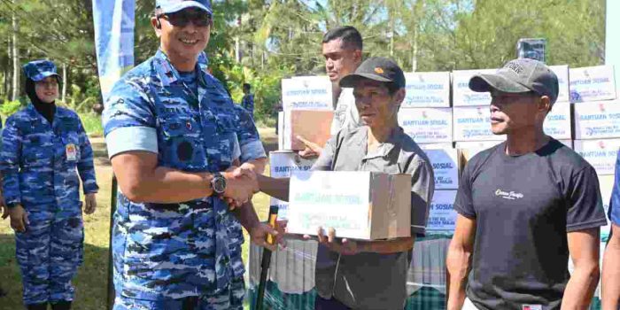 Bakti TNI AU di Banyuwangi, Lanud Abdulrachman Saleh Hadirkan Layanan Kesehatan dan Bantuan Sosial