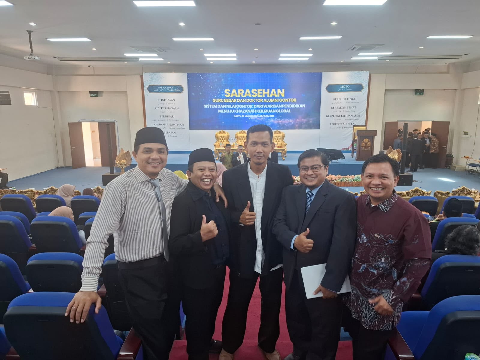 Dr Awaluddin Faj, M.Pd Alumni UNIDA Gontor hadiri Sarasehan Guru Besar & Doktoral Alumni Gontor Dalam Rangka 100th Pondok Modern Darussalam Gontor