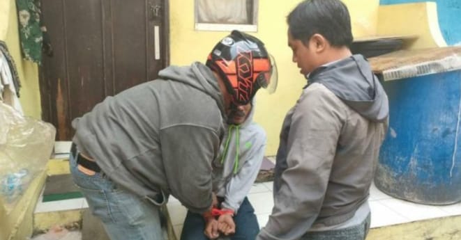 Unitreskrim Polsek Sunda Kelapa Polres Priok, Tangkap Buruh Yang Edarkan Sabu di Muara Baru