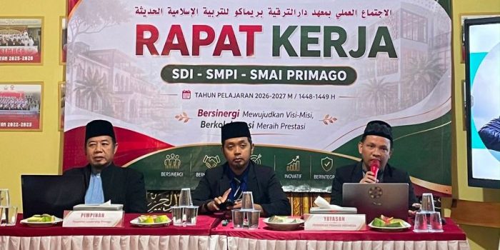 Rapat Kerja (Raker) Pesantren Leadership Daarut Tarqiyah Primago Tahun Ajaran 2026-2027 Lead with Excellence: Menyatukan Langkah, Menguatkan Manajemen, Menuju SDM Primago yang Solid